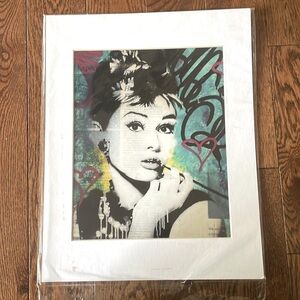 Audrey Hepburn Art graffiti Print — New!